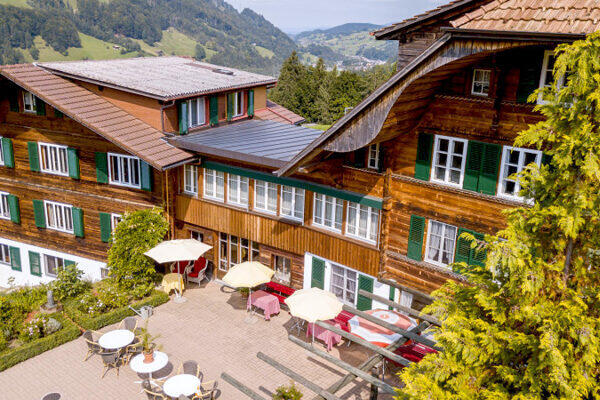 Yoga Seminarhaus Bergengel von oben