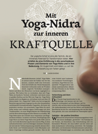 yoga nidra in yoga aktuell