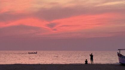 Sonnenuntergang am Strand